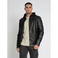 Bikerjacke MUSTANG "31022245" Gr. XL, schwarz (black) Herren Jacken Übergangsjacken