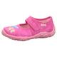 Hausschuh SUPERFIT "BONNY WMS: Mittel" Gr. 25, pink (pink, multi, pegasus) Kinder Schuhe Hausschuhe