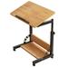 Blooming Laptop/Computer Cart Or Stand in Brown/Red | Wayfair B0CCRL7R2Y