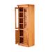 Forest Designs Mission Bookcase w/ Doors Wood in Brown | 72 H x 48 W x 13 D in | Wayfair 6504-MR