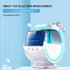 Smart Ice Blue Water Micro Bubble Hydra Faciale Solution Analyseur de soins de la peau Gestion des