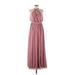 Watters Cocktail Dress - Maxi: Pink Dresses - Women's Size 8