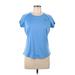 Under Armour Active T-Shirt: Blue Activewear - Women's Size Large