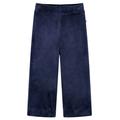 vidaXL Kids' Pants Velvet Dark Blue 104