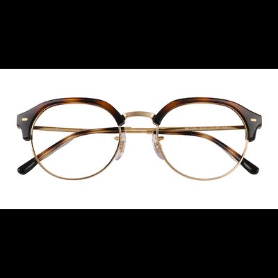 Unisex s browline Tortoise Metal,Plastic Prescription eyeglasses - Eyebuydirect s Ray-Ban RB7229