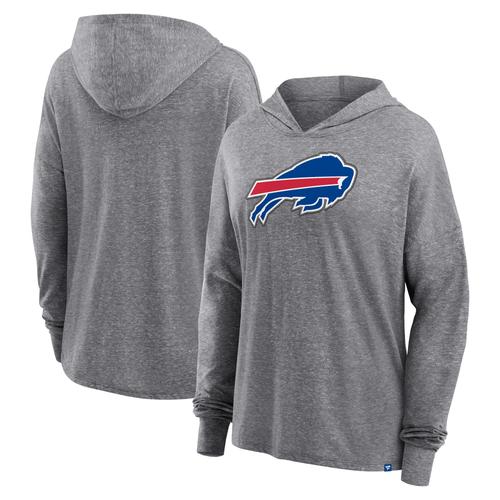 Damen Buffalo Bills Fanatics Heather Gray Primary Kapuzenpullover