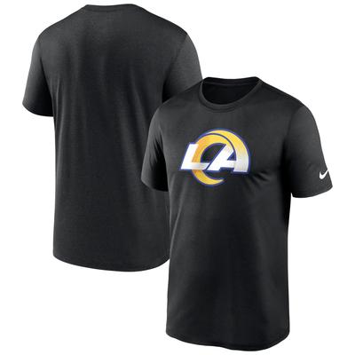 Nike Los Angeles Rams Primetime Legend Logo Performance T-Shirt für Herren, Schwarz Image