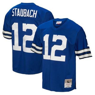 Mitchell & Ness Roger Staubach Navy Dallas Cowboys Big & Tall 1971 Legacy Retired Player Jersey für Herren Image