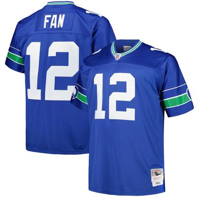Mitchell & Ness 12s Royal Seattle Seahawks Big & Tall Legacy-Spielertrikot im Ruhestand für Herren Image