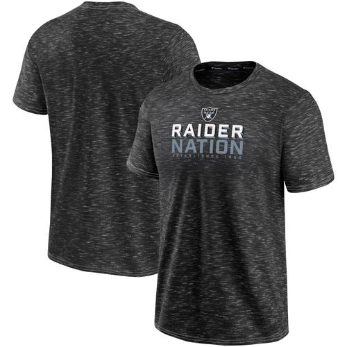 Herren Fanatics Las Vegas Raiders Component T-Shirt, Anthrazit