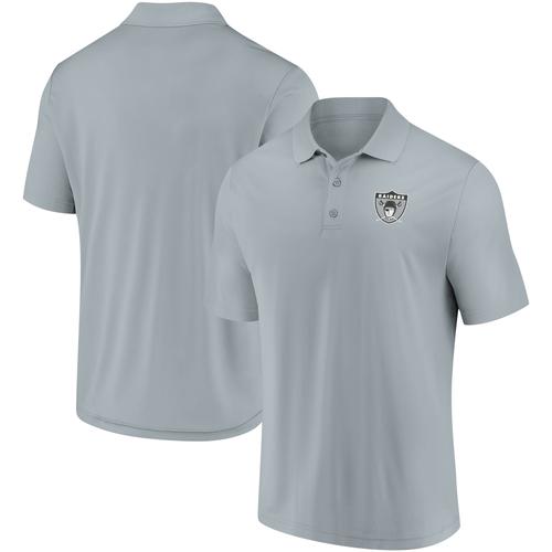 Silbernes Las Vegas Raiders Component-Poloshirt für Herren