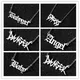 Hot Sale Fashion Stainless Steel Name Necklace Personality Silver Color Letter Gold Necklace Pendant