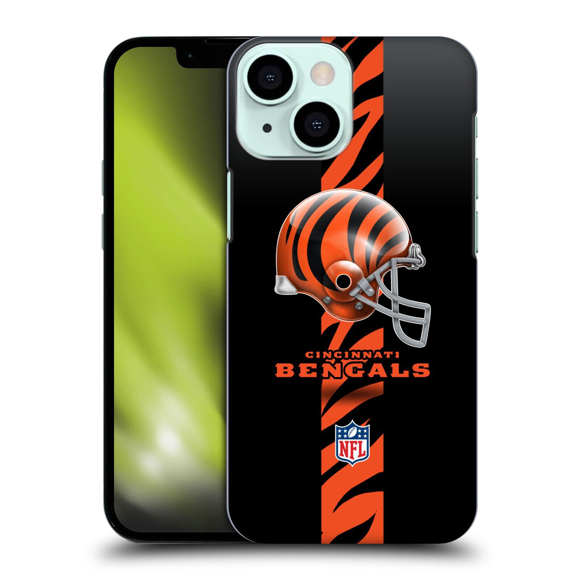 Coque Cincinnati Bengals rigide avec logo du casque - iPhone