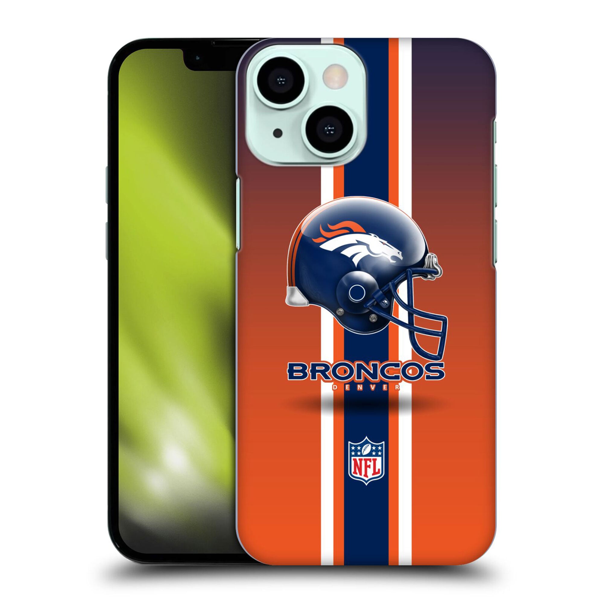 Coque Denver Broncos rigide avec logo du casque - iPhone