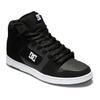 Sneaker DC SHOES "Manteca 4 Hi", Gr. 11(44,5), schwarz-weiß (schwarz, weiß), 51.34% Leder, 48.66% Synthetikmaterial, Schuhe