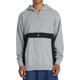 Kapuzensweatjacke DC SHOES "Optics" Gr. S, grau (heather grey) Herren Sweatjacken