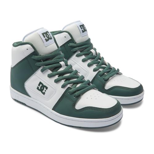 „Sneaker DC SHOES „“Manteca 4 Hi““ Gr. 7,5(40), grün (white, dark olive) Schuhe Sneaker“