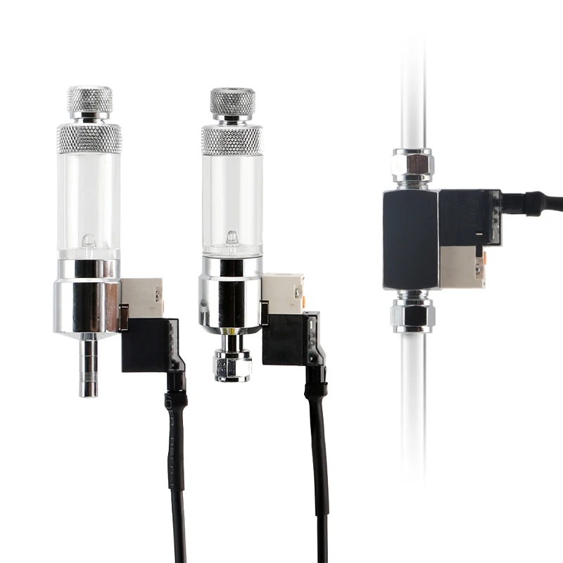 Aquarium CO2 Bubble Counter Regulator CO2 Reaktionskontrollsystem mit Magnetventil Kohlendioxid-Messgerät Image