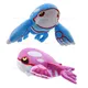 Anime Pokemon Plüsch Kyogre glänzend Kyogre blau rosa weichen Anime Stofftiere Tasche Monster Puppe