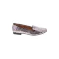 Rampage Flats: Slip-on Chunky Heel Casual Silver Shoes - Women's Size 6 1/2 - Almond Toe