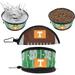 Pets First NCAA Collapsible Dog Travel Bowl, Food and Water Bowl for Dogs & Cats