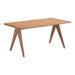 ACME Velentina Trestle Rectangle Dining Table in Natural