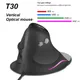ZELOTES Wired Gaming Maus Vertikale Ergonomische Maus Gamer RGB Aufrecht Mäuse USB Programm Optische