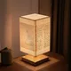 Chinesische Art Holztisch lampe Retro Landschafts malerei Schreibtisch lampe Lichter für Raum