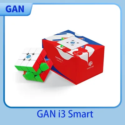 GAN I3 3x3 Magnetischer Zauberwürfel Stickerless GAN 356 I 3 Professionelles Smart Speed Cube Image