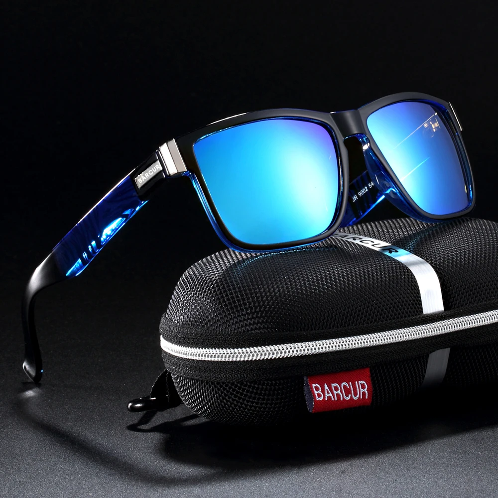 BARCUR Polarisierte Sonnenbrille für Herren, ultimativer Schutz zum Fahren, Angeln, Radfahren und Outdoor-Sportarten, UV400-Bewertung Image