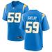 Ty Shelby Men's Nike Powder Blue Los Angeles Chargers Custom Game Jersey