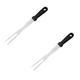 2PCS Barbecue Clips Kitchen Outdoor Outdoor Barbecue Tool Bbq Frying Shovel Bbq Shovel Tippanyaki Shovel Cooking Shovel Set Food Shovel