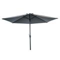 Parasol inclinable aluminium gris anthracite D3M