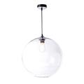 Suspension en verre transparent d. 38 cm