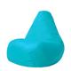 Pouf enfant inclinable bleu turquoise