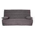 Banquette clic-clac anthracite Matelas ressorts ensachés