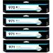 970 971 PageWide Cartridge (4-Pack Black/Cyan/Magenta/Yellow): 971 970 Ink Cartridge Replacement for HP 970 Works with Pro X451 X476 X551 X576 Printer