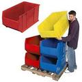 Quantum Storage Systems QUS993RD 16.5 x 350.88 x 17.5 in. Hulk Plastic Stacking Bin Red