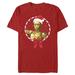 Men's Mad Engine Red Star Wars: Rise of Skywalker C3P0 Candy Cane Graphic T-Shirt