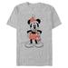 Men's Mad Engine Mickey Mouse Heather Gray & Friends Holiday Graphic T-Shirt