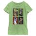 Girl's Youth Mad Engine Green Star Wars Galactic Stockings Graphic T-Shirt
