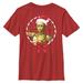 Youth Mad Engine Red Star Wars: Rise of Skywalker C3P0 Candy Cane Graphic T-Shirt