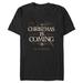 Men's Mad Engine Black Game of Thrones Christmas is Coming Graphic T-Shirt