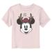 Toddler Mad Engine Minnie Mouse Light Pink Mickey & Friends Antlers Graphic T-Shirt