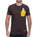 Men's Baseballism Brown San Diego Padres Swinging Friar Pocket T-Shirt