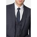 Racing Green Blue Brown Check Tailored Fit Navy Men's Suit Jacket