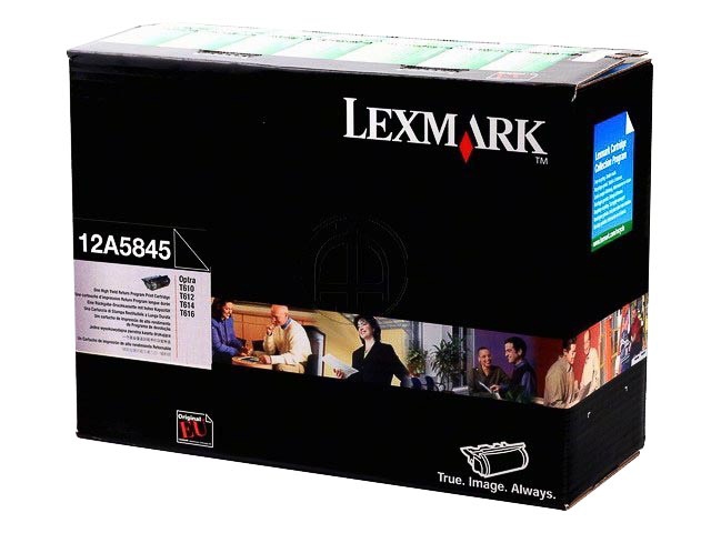 Laser/Kopierer LEXMARK 12A5845 LEXMARK OPTRA T CARTRIDGE BLK HC Image