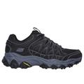 Skechers Men's After Burn M.Fit 2.0 Sneaker | Size 7.0 Extra Wide | Black/Charcoal | Leather/Synthetic/Textile