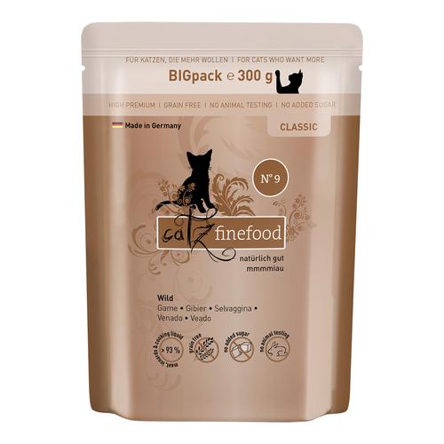 Sparpaket: 24x300g catz finefood Wild Katzenfutter nass