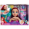 Disney Princess Shimmer Spa Ariel-Frisierkopf, 20 cm groß, 20-teilig, rotes Haar, Kinderspielzeug ab 3 Jahren von Just Play